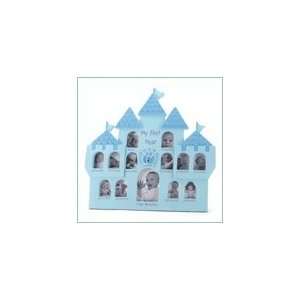  Babys First Year Boy Blue Photo Frame Wall Castle Shower 