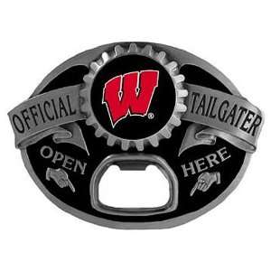  Wisconsin Badgers Silver Official Tailgater Bottle Opener 