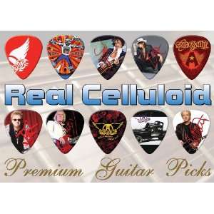    Aerosmith Premium Guitar Picks X 10 (F) Musical Instruments