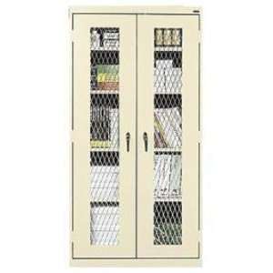    Economy Storage Cabinets With Expanded Metal Doors