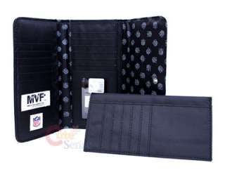 Oakland Raiders Wallet  NFL Jersy Clutch w/ Check Book  