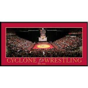  Iowa State Cyclone Wrestling Poster