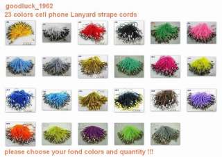 24 colors Charm Mobile Phone Lanyard Dangle Strap Cords 50mm CB Choose 