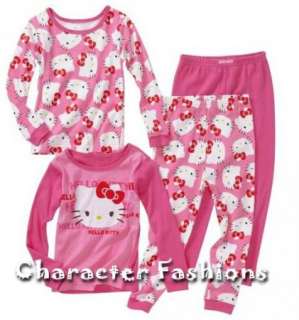   Kitty Pajamas pjs Size 2T 3T 4T Shirt Pants PINK   2 Piece  