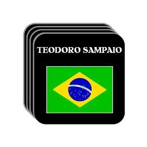  Brazil   TEODORO SAMPAIO Set of 4 Mini Mousepad Coasters 