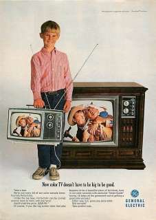 1966 General Electric Color TV Ad   Porta Color  