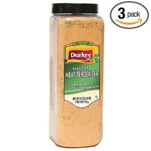 Durkee Meat Tenderizer, Seasoned, 33 Ounces Packages (Pack of 3)