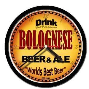  BOLOGNESE beer and ale cerveza wall clock 