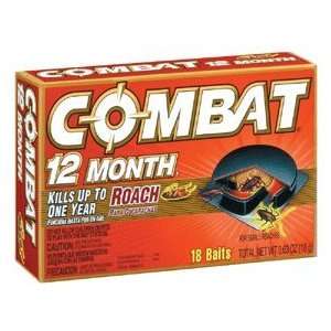  Combat 12 Month Roach Bait   18/Pack, 6/Case Health 