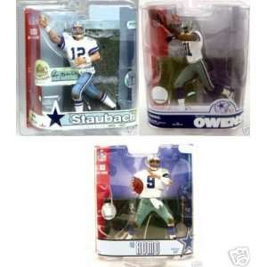   Cowboys NFL Football 3 Figure Set McFarlane Toys Toys & Games
