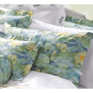    Cotton Percale Pillowcases, Lily Pad   Pair