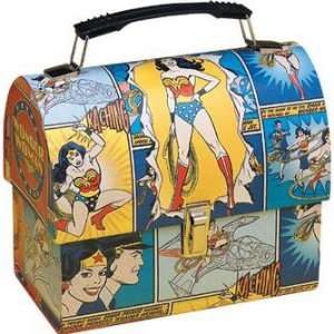  Wonder Woman Dome Tin Tote Lunch Box *Sale* Sports 