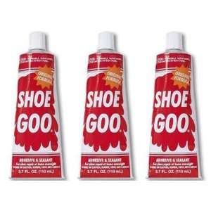  Shoe Goo Shoe Repair 3.7 oz. 3 Pack (Clear) Sports 