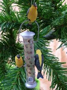 New Bird Feeder Gold Finch Song Bird Christmas Ornament  