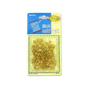  Bulk Pack of 96   Brass safety pins (Each) By Bulk Buys 