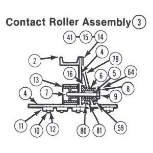  CRL/Somaca Roller Mounting Brace for BM106G Machine by CR 