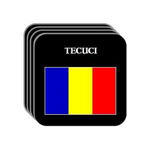  Romania   TECUCI Set of 4 Mini Mousepad Coasters 