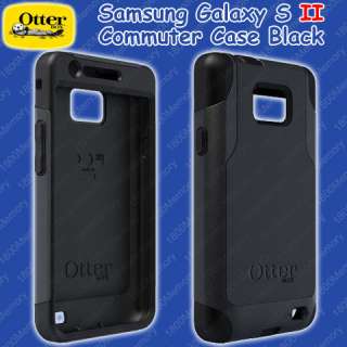   Commuter Case for Samsung Galaxy S 2 II S2 GT i9100 Black Cover  