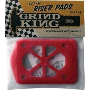  Grind King Lift Kit Red Skateboard Riser Pads   1/8 