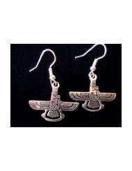 Farvahar Earing Iranian Gift Persia Faravahar Persian Iran Symbols