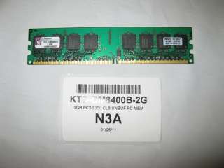 Kingston 2GB KTD DM8400B/2G PC2 5300 DELL Desktop ddr2  