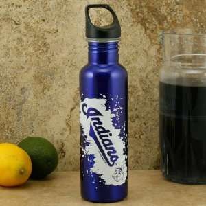  Cleveland Indians Royal Blue 26oz. Stainless Steel Water Bottle 