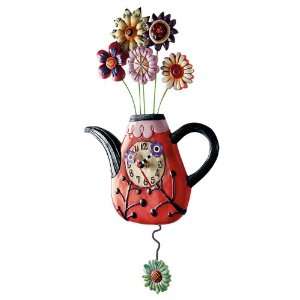    Allen Designs Flower Tea Ful Pendulum Clock