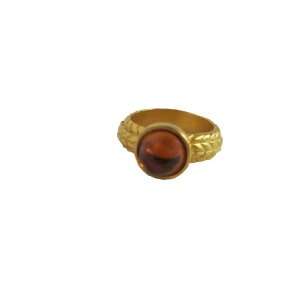  Faux Citrine Oval Fashion Ring   Size 9 Jewelry