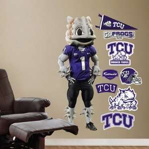 TCU Mascot SuperFrog Fathead NIB