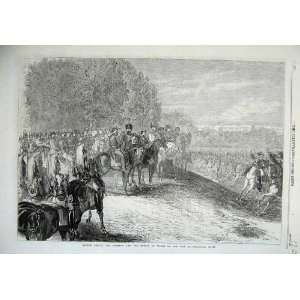 1869 Emperor Prince Wales Bois Boulogne Paris Horses 