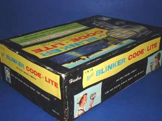 Navy BLINKER CODE LITE Battery Op Toy Hasbro 1950s MIB  