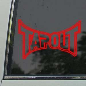  TAPOUT Red Decal Truck Bumper Window Vinyl Red Sticker 