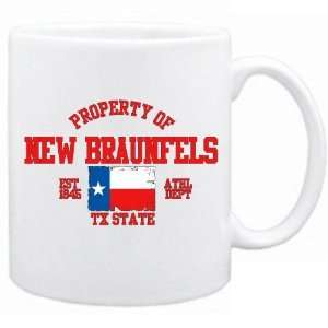  New  Property Of New Braunfels / Athl Dept  Texas Mug 