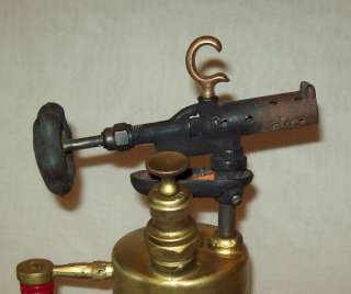 OLD ANTIQUE VTG SMALL DATED 1921 CLAYTON LAMBERT BRASS BLOW TORCH W 