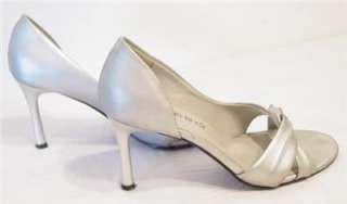 FASHION BUG Silver Gray HIGH HEEL Shoes Women 8  