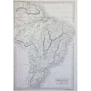  Black Map of Brazil (1846)