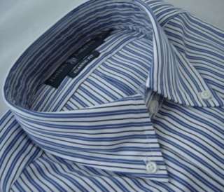Nwt $85 Authentic POLO Ralph Lauren Mens Dress Shirt Blue Striped 