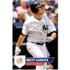  2011 Topps Major League Baseball Sticker #19 Brett Gardner 