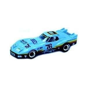   Corvette Mancuso 1/32 Slot Car (Light Blue #76) Toys & Games