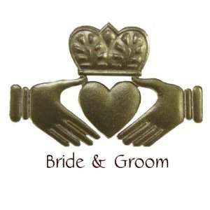  Irish Claddagh Gold Wedding Seals Sticker Arts, Crafts 