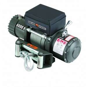 6000 lb. Off Road Vehicle Winch with Automatic Load Holding Brake 