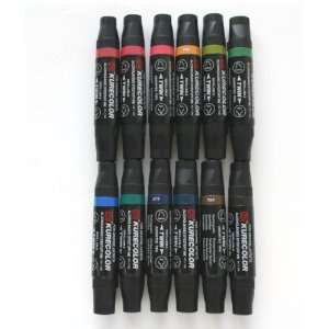   Zig Kurecolor KC1100 Twin Marker Pen Set Deep Colours