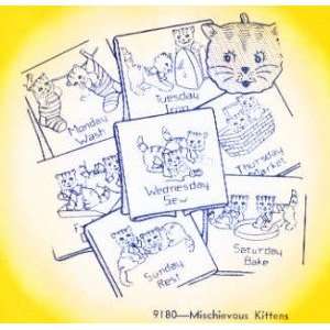  8017 PT R Mischievous Kittens by Aunt Marthas 9180 Arts 