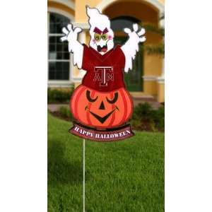  20 Lighted NCAA Texas A&M Aggies Happy Halloween Yard 