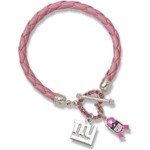   Giants Breast Cancer Awareness Pink Rope Bracelet