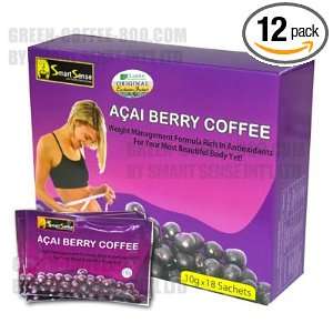  12 Leptin Acai Berry Coffee   *New Original Stickers 
