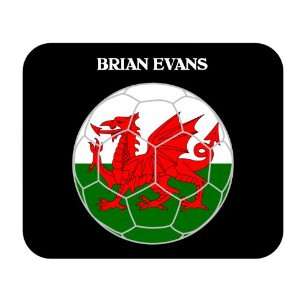 Brian Evans (Wales) Soccer Mouse Pad