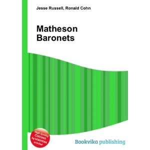  Matheson Baronets Ronald Cohn Jesse Russell Books