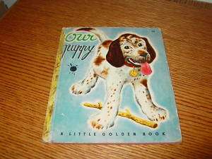 Our Puppy Little Golden Book LGB Ruth Nast 1948  