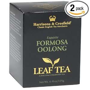 Harrisons & Crosfield Formosa Oolong Leaf Tea, 4.41 Ounce Boxes (Pack 